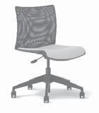 QUICKSTACKR SRIS quickstacker Task SIN # 711-18 Available as guest/stack chair, task chair and stool version. Wall saver chrome frame.