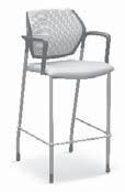 TN SRIS ten Stools SIN # 711-18 Ten is our most popular guest/stack Available with 1 /2" additional seat foam. chair that transcends into a task and stools.