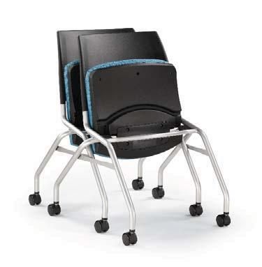 A ciro BTTR $457 Ability to Nest with Other Chairs Thermoplastic Back with