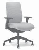 HB SRIS hb with Fabric, Leather or Vinyl Back Mid Back SIN # 711-18 Choice of six 3D knit or mesh back colors, fabric, leather or vinyl with unlimited upholstered seat options.