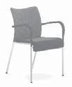 Team Up guest chair with knit back is the perfect companion to the Modela or any conference or task chair. See Page 136.