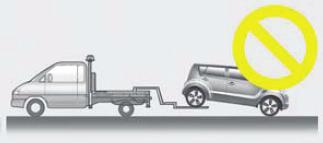 If emergency towing is necessary, we recommend having it done by an authorized Kia dealer or a commercial tow-truck
