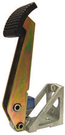 88 SINGLE PEDALS Steel Pedal Arm Cast Aluminum Pedal Bracket Billet Aluminum Clevis : (Long) or.