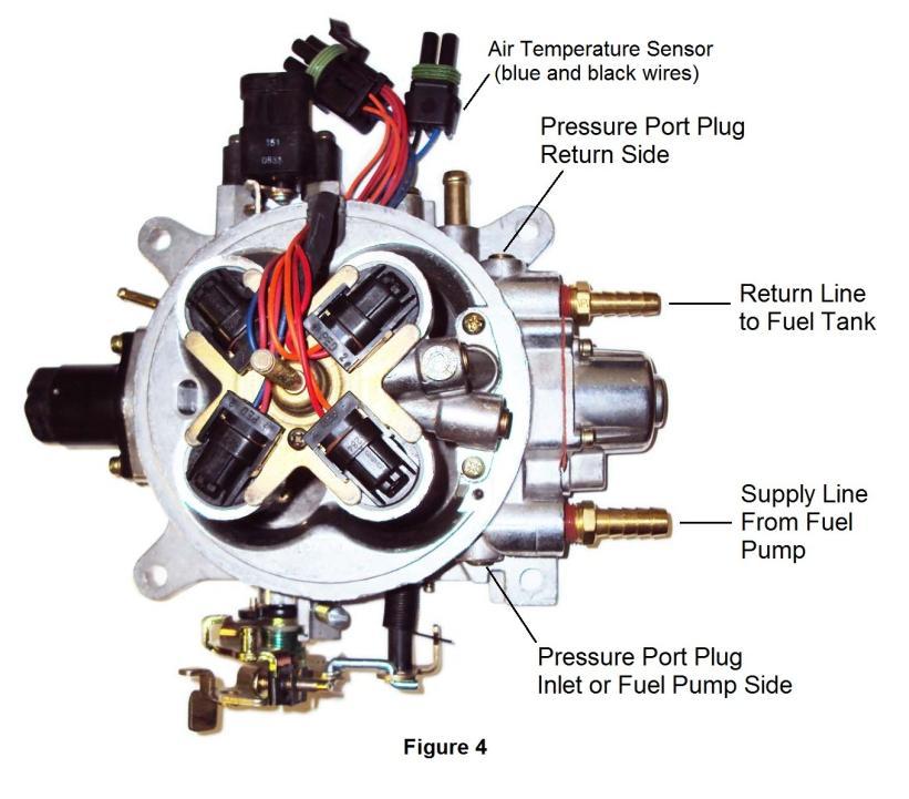 Figure 3 4. There are two metal filters included with the system. The filter marked 33033 MUST be installed between the fuel tank and the fuel pump inlet (unless an in-tank pump is used).