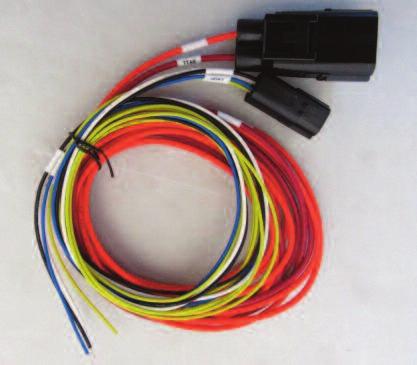 FiTech Go Port EFI System. The wires are color coded and the wires that are part of harness A are all marked for where they go. There are six wires in harness A.