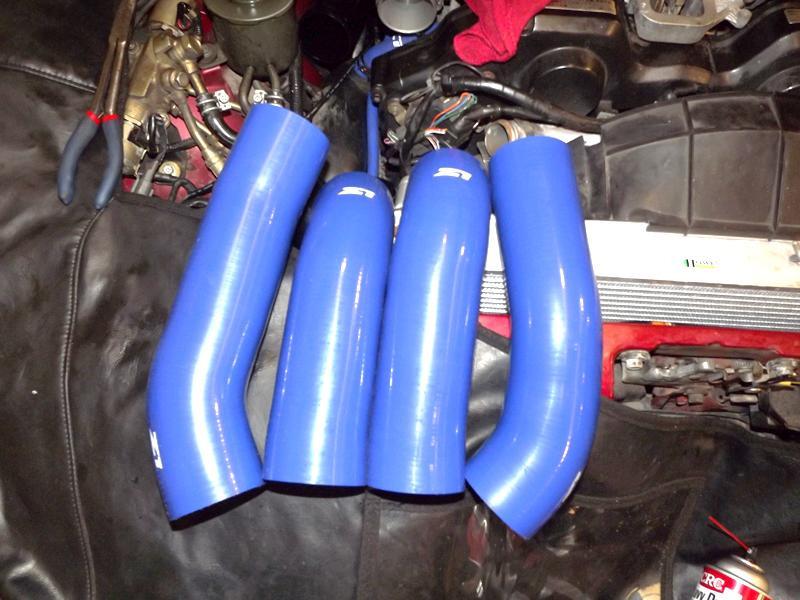 Install the 4 boost hoses.
