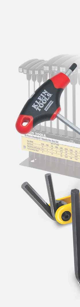 Hex-Key Wrenches Klein hex-keys are the tools professionals cannot afford to be without.