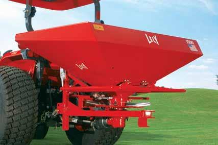 L2010 The largest in the range of single-disc fertilizer spreaders from Lely, the L2010 is particularly suitable for large turf operations, holding one ton of material.