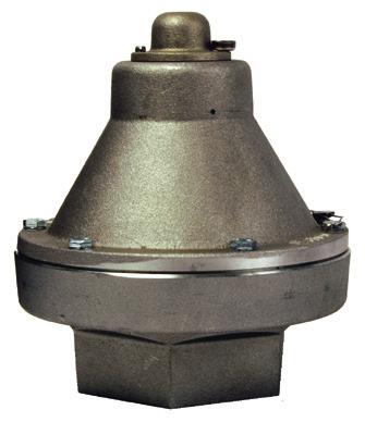 The advantage of the adjustable air relief valve is that the factory preset pressure can be tuned by -3/+3 PSI to meet tank/application specific pressure requirements (adjustments should be performed