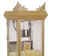 Includes etched glass, cast filigree, brass-like antique finish and a heavy duty cart.
