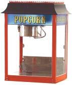 Designed after the street vendors of yesterday. The worlds first commercial popcorn machine designed for in-home use.