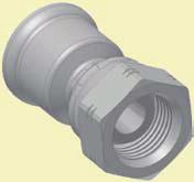 BSP 92 Female BSP Parallel Pipe Swivel Straight (60 Cone) BS5200-A DKR ParKrimp No-Skive Fittings 26 Series I.D. Thread A B W Inch Size mm BSP mm mm mm 19226-4-4 3/16-4 5.