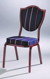 this stack chair has a distinctive appearance while offering all the