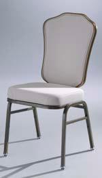 Stack chair models stack safely, leg-on-leg, up to 10 chairs