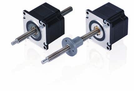 NEMA Size 23 (57 mm) Hybrid Stepper Motor Linear Actuators The NEMA 23 hybrid precision linear actuator is capable of 2lbsF (89N) of continuous thrust.