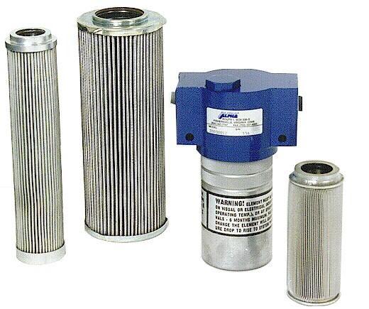 The filter elements are metal mesh design and should replaced and cleaned quarterly.