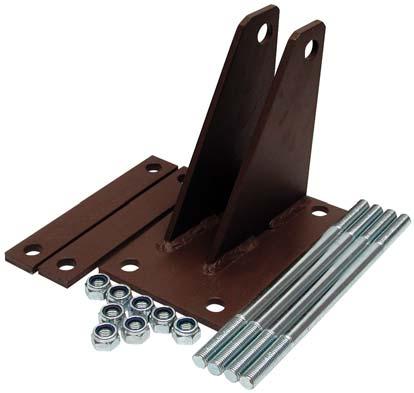 height of bracket 140 mm to the center of the hole BRACKET KIT JD - JD3040,