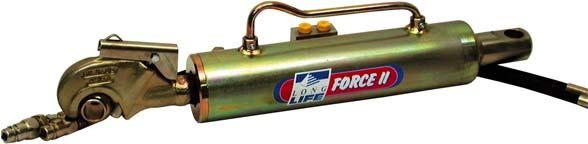cylinder) - piston 100 mm, rod 50 mm - expulsive force 12500 kg, tensile force 8700 kg (from the end of cylinder) BALLS