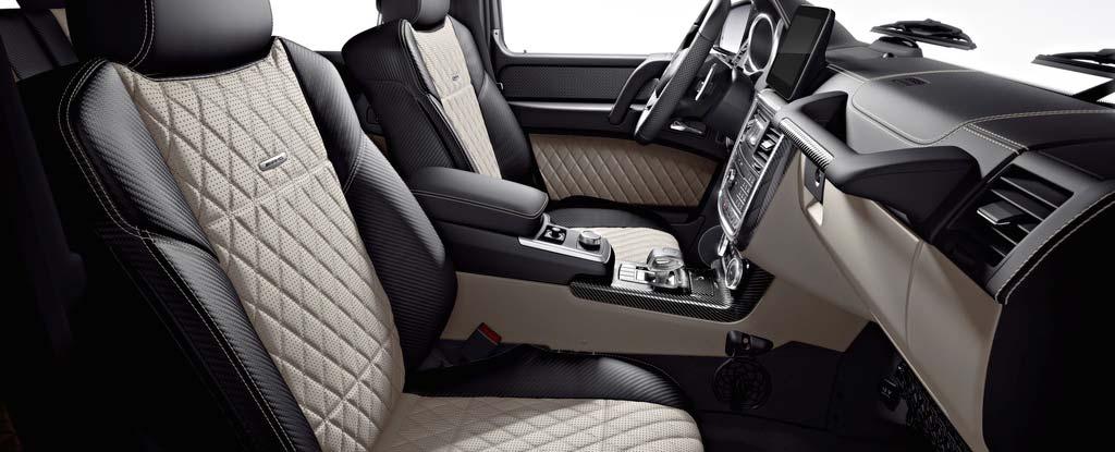 G 65 Upholstery designo Carbon Fibre Look Leather