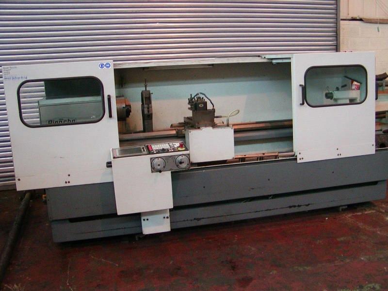 Used - Pinacho S94 C/260 CNC Lathe Year of manufacture: 1997 Serial Number: 31577 Equipment: Fagor 800TC control, 10 3,jaw chuck, 3 point steady, QCTP with toolholders Specifications: