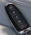 To lock the doors, press and hold the sensor button on the door handle. To unlock and open the liftgate, press the exterior liftgate release button in the top of the pull cup handle.