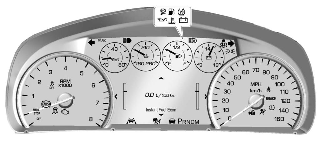 122 INSTRUMENTS AND CONTROLS Instrument Cluster
