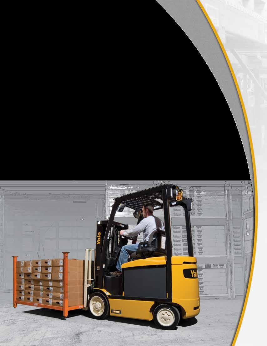 High performance and energy efficient electric trucks The ERC045-070VG four wheel electric forklift truck is one of the most operator-friendly lift trucks in the industry.
