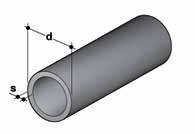 DIMENSIONS PRESSURE PIPE Pressure pipe in PVDF according to ISO 10931, translucent white, standard length 5m d DN s (mm) kg/m PN16 Code SDR 21 - S10 16 10 1.9 0.137 PIPEF13016 20 15 1.9 0.21 PIPEF13020 25 20 1.