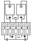 install a limit switch box with electromechanical or inductive micro switches on a manual VKD valve to remotely