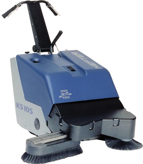 VACUUM - SWEEPER KS 105 The KS 105 with VARIOTECH is the time- and cost-saving alternative to conventional sweepers.