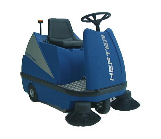 RIDE - ON VACUUM SWEEPER FKS 110 PRO The FKS 110 PRO is the productive ride-on vacuum-sweeper with the unique tandem-roller system (TRS).