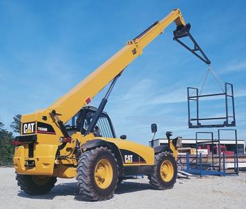 Cat Self Tipping Hopper Ideal for collecting and disposing of jobsite debris.
