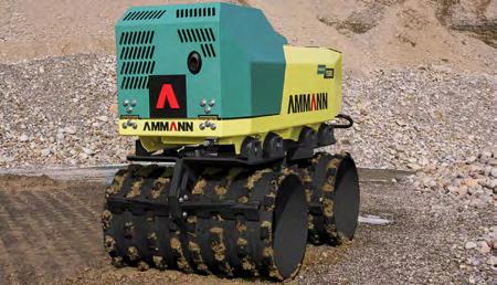 The Ammann ARR 1575 and ARR 1585 are able to overcome the high moisture content in clays through