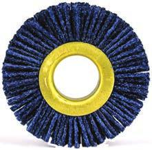 RINGLOCKS This small diameter brush is ideal for cleaning and polishing both ID and OD surfaces. These brushes can be used with portable tools and drill presses.