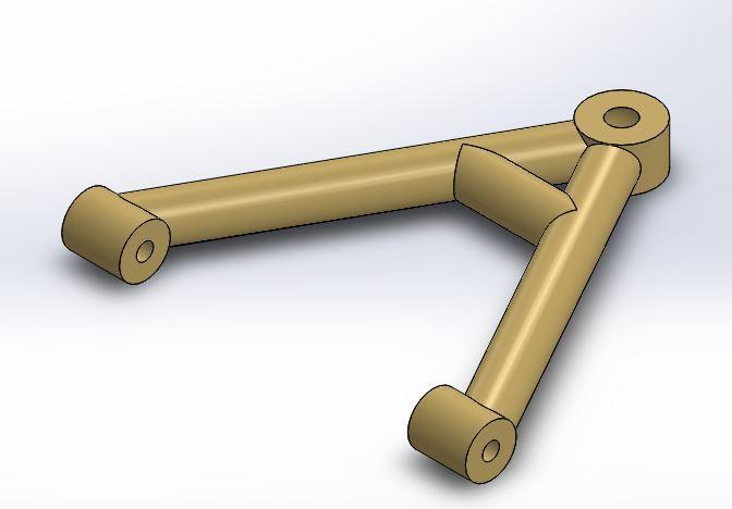 A-arm replaced by a simple link, or the lower arm replaced by a lateral link, the suspensions are functionally similar.