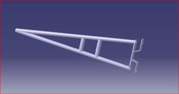 Based on the chassis dimensions, the available length for wishbones was 12 inches and available width was 10 inches.
