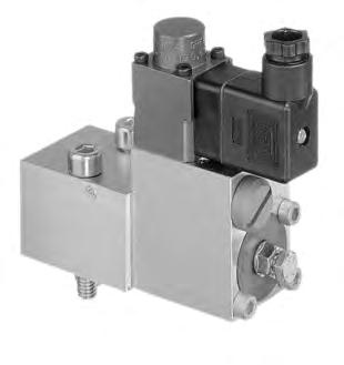 Proportional pressure limiting valve Type PMV and PMVP Type PMVS and PMVPS (with external control oil inlet) Valve for pipe connection Type PMV (photo) PMVS Valve for manifold mounting Type PMVP