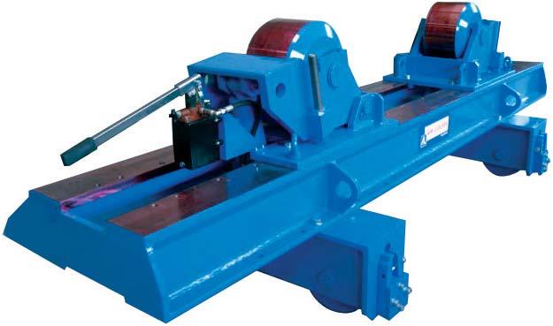 ROTAMATIC: fit-up rotators Fit-up rotator: 30 tons to 200 tons in standard, the up and down movement is made by a manual hydraulic pump.