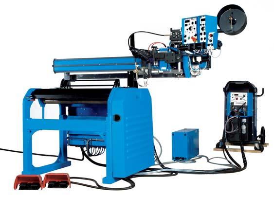SEAM-MATIC: welding seamer benches Air Liquide Welding offers a range of seamers specifically designed for horizontal welding, supporting flat or