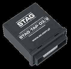 ACCESSORIES STAG TAP-03 Timing advance processor The STAG TAP-03 processor for the advancing timing angles has been designed for vehicles powered by LPG/CNG as an auxiliary device to improve the