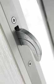 high security multipoint lock, which activates the door automatically once the door is shut.
