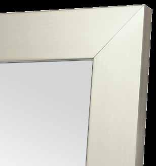 M-SI-DS Desk Mirror 96 W x 30 H x 9 D 2 Ipe Brown Hardboard Cleat