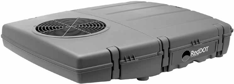RED DOT UNITS ON-ROAD/OFF-ROAD R-9777 Rooftop Heater/Air Conditioner CONSTRUCTION MINING AGRICULTURE HEATER-A/C The R-9777 rooftop unit packages high-performance heating and cooling capacity into a