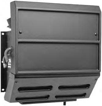 ON-ROAD R-5040 BACKWALL Heater with Air Conditioner Option RV ARMORED CARS RESCUE VEHICLES LARGE CABS At 425 CFM, the R-5040 is built to heat and cool high-volume interiors.
