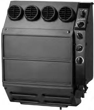 ON-ROAD R-5045 BACKWALL Heater/Air Conditioner Unit ARMORED CARS RESCUE VEHICLES PERSONNEL CARRIERS Our highest-capacity backwall heater-a/c unit.
