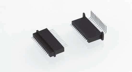 SPRING-LOADED CONNECTORS 1.25 mm GRID / SINGLE ROW / SOLDER TAIL Fine pitch connectors with spring-loaded contacts (SLC), solder tail. High-rel contacts with clip, patented in-line design.