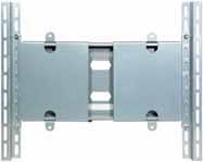 LUPMW - Universal plasma wall flush mount holds all 40" - 50" plasma displays with a square or rectangular mounting hole pattern.