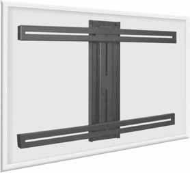 Black glossy powder coat paint finish. LUPMSS - Universal plasma single stud wall mount. Features heavy steel construction and 10 tilt. TV s can be attached flush to wall or with a 10 tilt.