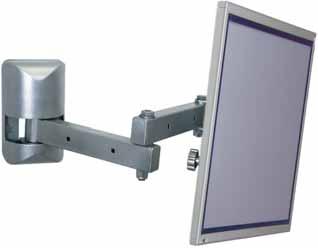 Mounting Systems LCD Monitor Mounts Multi-Configurable! Choose to mount using the double arm, single arm, or near flush configuration.