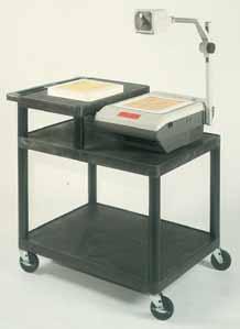 Model OHT50 accommodates the 3M 900 and 9000 series overhead projectors (excluding the 9700 series). All models ship UPS.